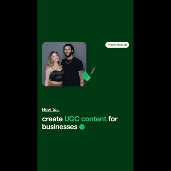 Creating UGC content for clients on Fiverr